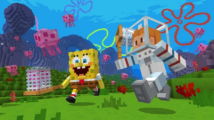 Minecraft - SpongeBob SquarePants DLC XBOX [ Code 🔑 ]