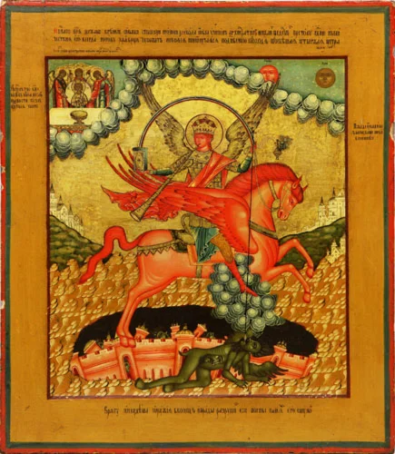 Михаил, архистратиг_049(50х58см)