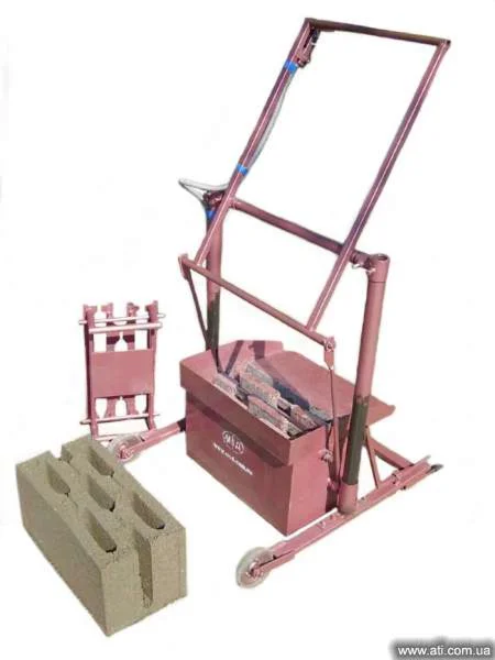 ИКС 1  станок  для производства шлакоблока(чертежи)