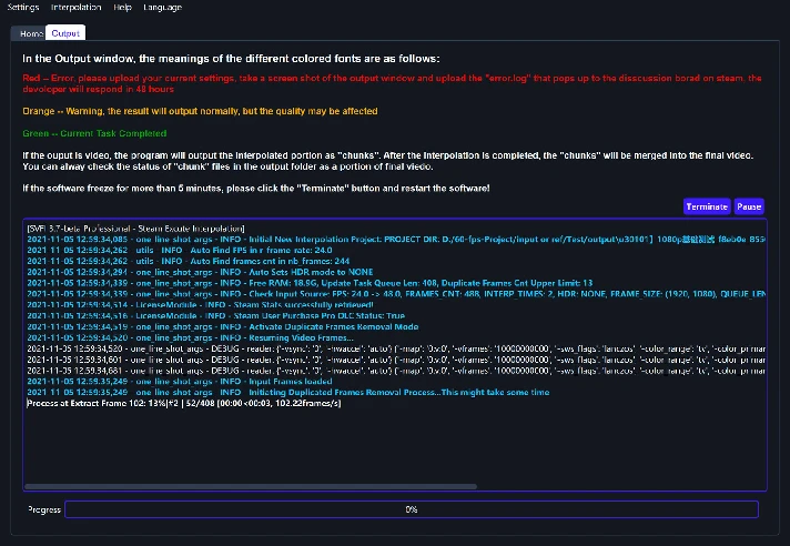 SVFI Squirrel-RIFE Video Frame Interpolation 💎 STEAM