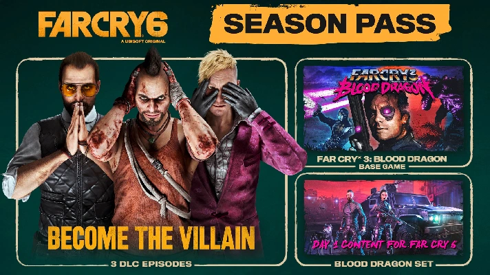 ✅❤️FAR CRY 6 SEASON PASS❤️XBOX ONE|XS🔑KEY✅