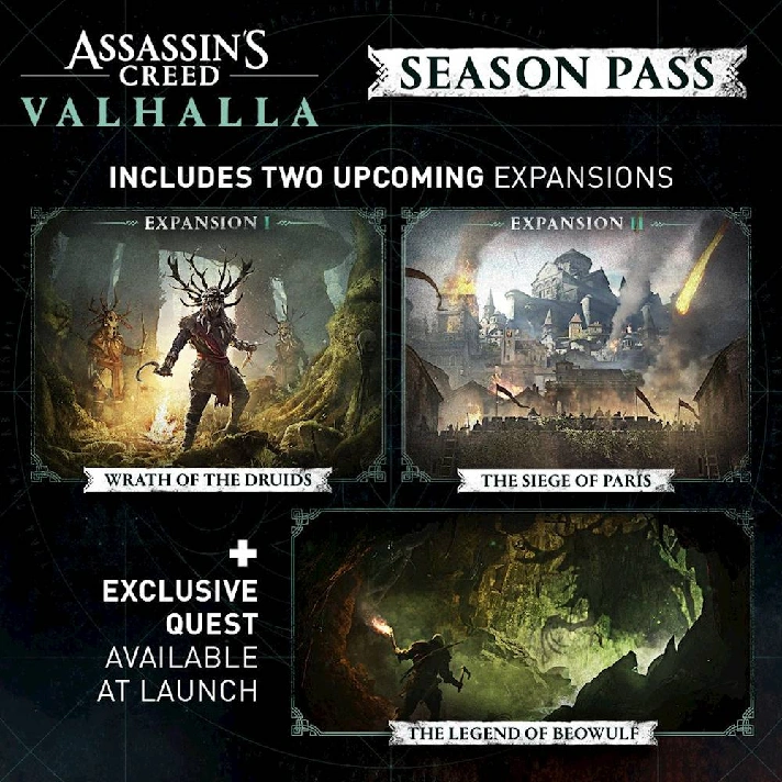 ✅❤️ASSASSIN´S CREED VALHALLA - SEASON PASS XBOX❤️KEY🔑