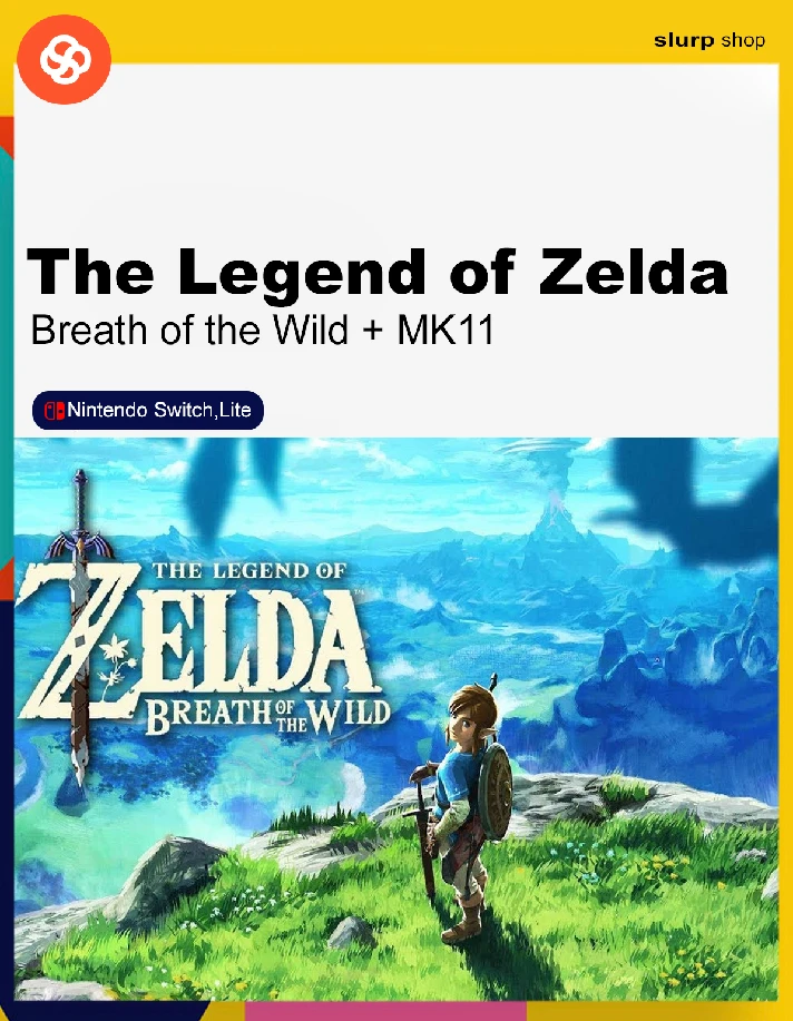 ⭐The Legend of Zelda: Breath of the Wild + MK11 rental