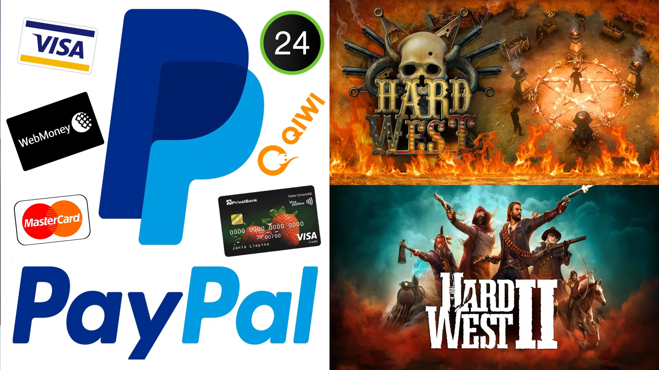 Hard West + Hard West 2 PAYPALSTEAM