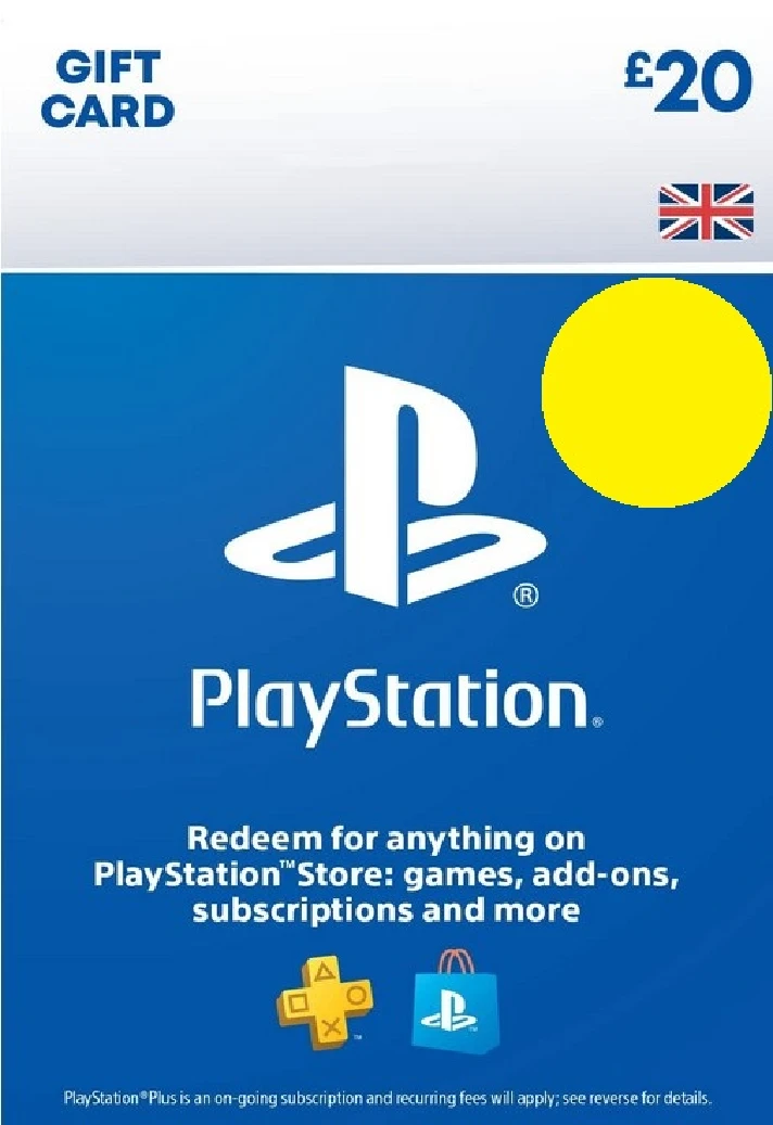 PSN £20 (GBP) Gift Card for PS5/PS4 UK - Digital Code