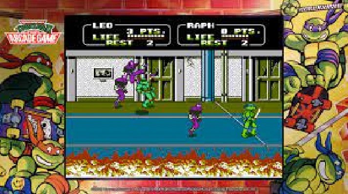 🎮TEENAGE MUTANT NINJA TURTLES THE COWABUNGA XBOX🔑Key