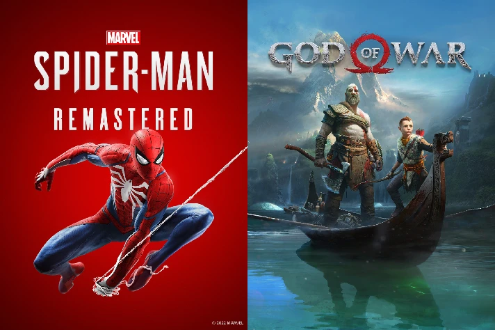 🔥Spider Man Remastered+God Of War🔥AUTO