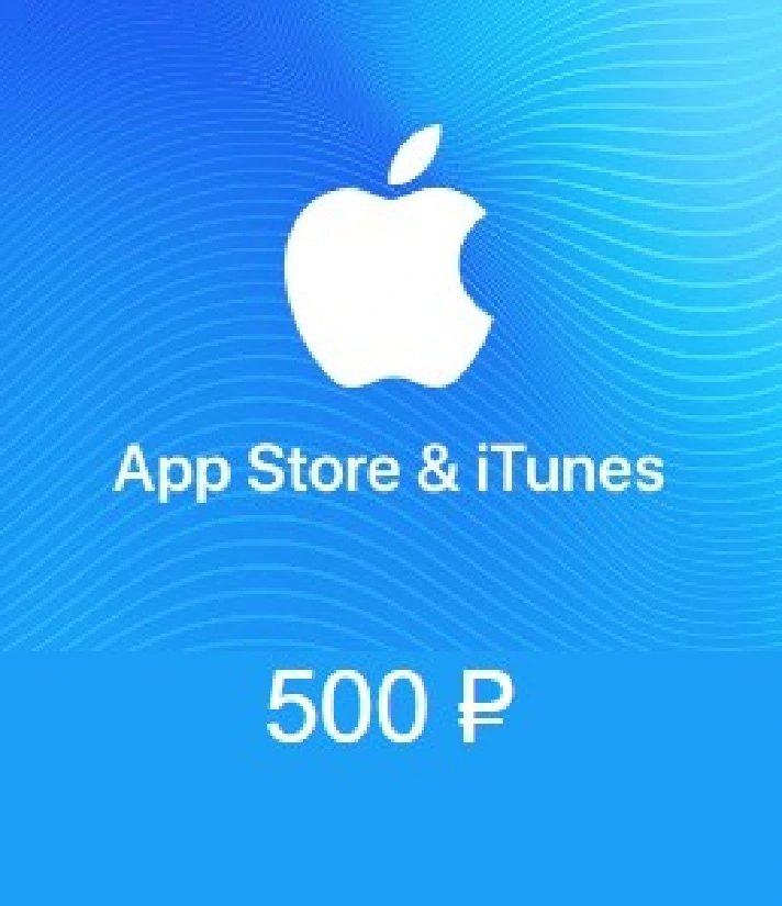 App Store iTunes gift card 500 RUR for RUS iTune ₽