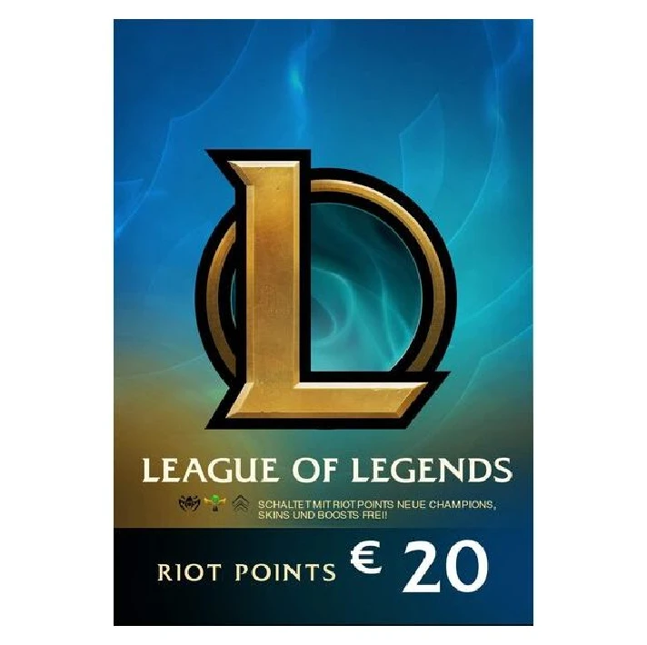 🪙20EUR - LoL 2540RP/ Valorant 2050VP - EUW/EUNE(0%