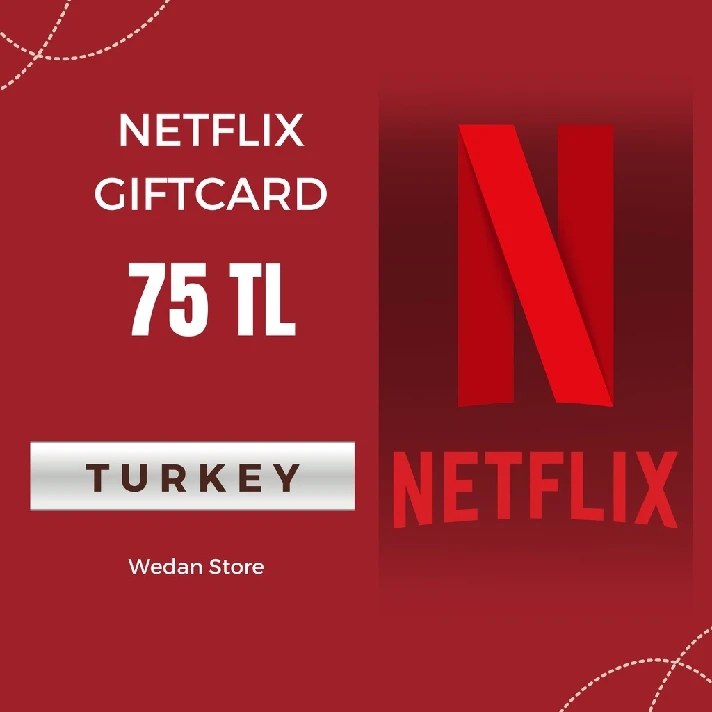 Netflix (Turkey) Gift Card / Digital Code 75 TL