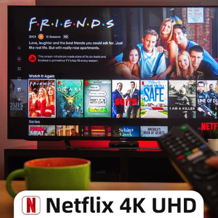 🟢 NETFLIX Premium 6 MONTHS UHD ✅ 5 Screens 🔥 Warranty