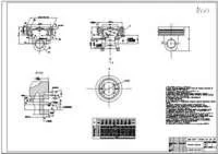 Головка составного поршня ДВС, формат AutoCad