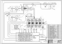 Схема управления газовым ДВС, dwg