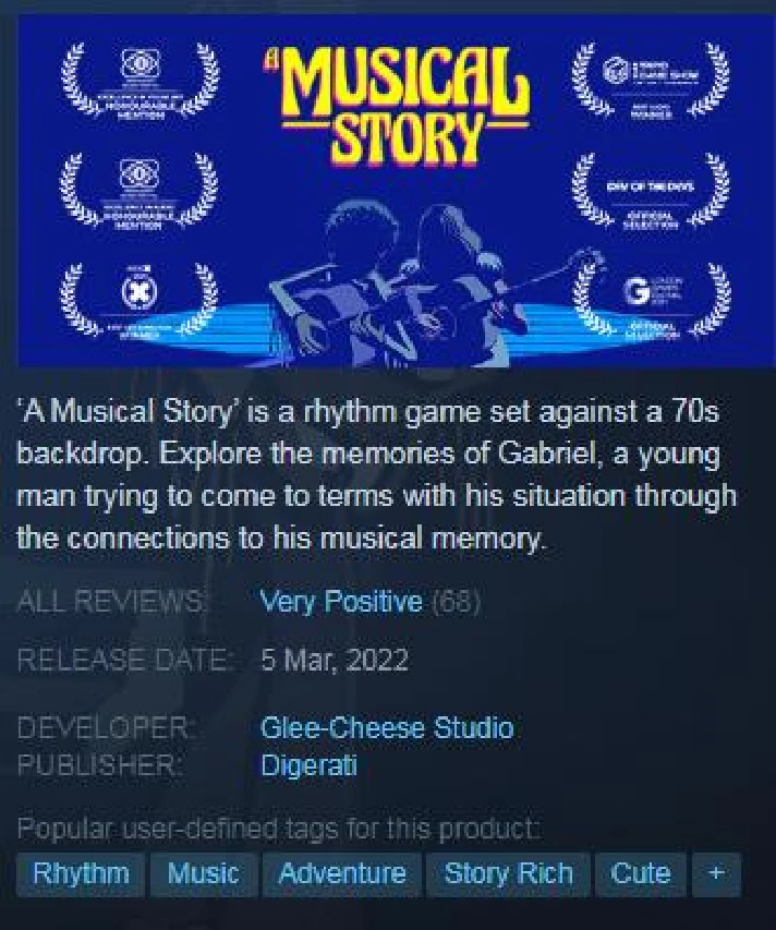 A Musical Story Digital Deluxe Version Steam Key GLOBAL