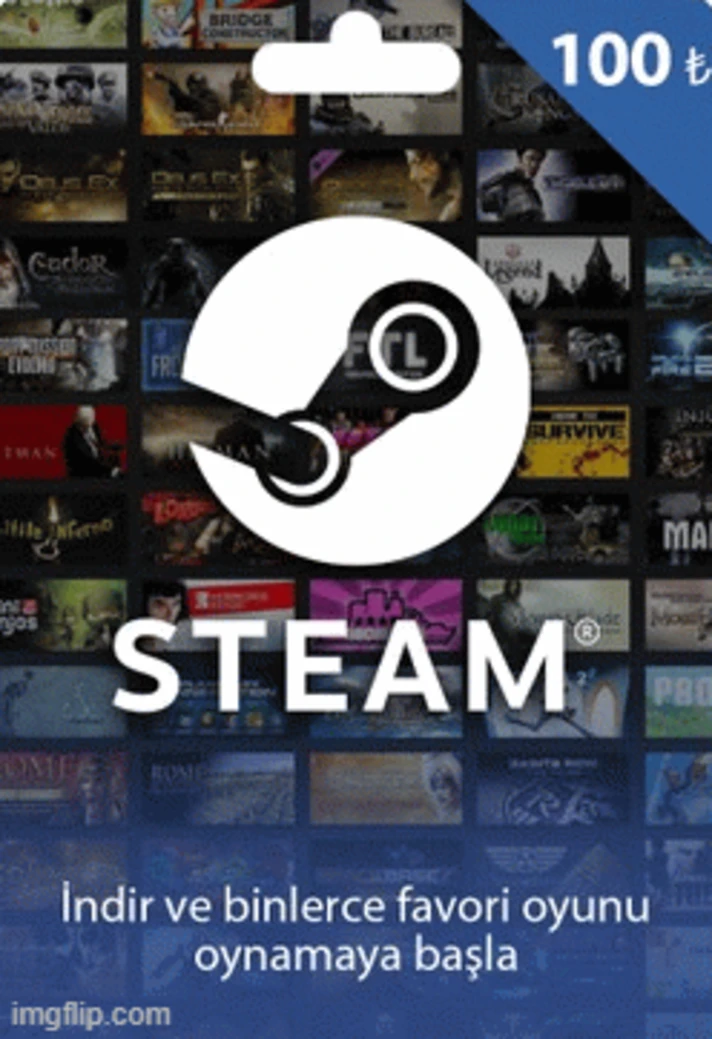 💎💰 STEAM WALLET GIFT CARD 100 TL💰💎 🔴 TURKEY 🔴