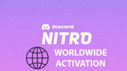 🟪 DISCORD NITRO 1 МЕСЯЦ / БАЗОВЫЙ /ПО ВСЕМУ МИРУ 🚀 🔮