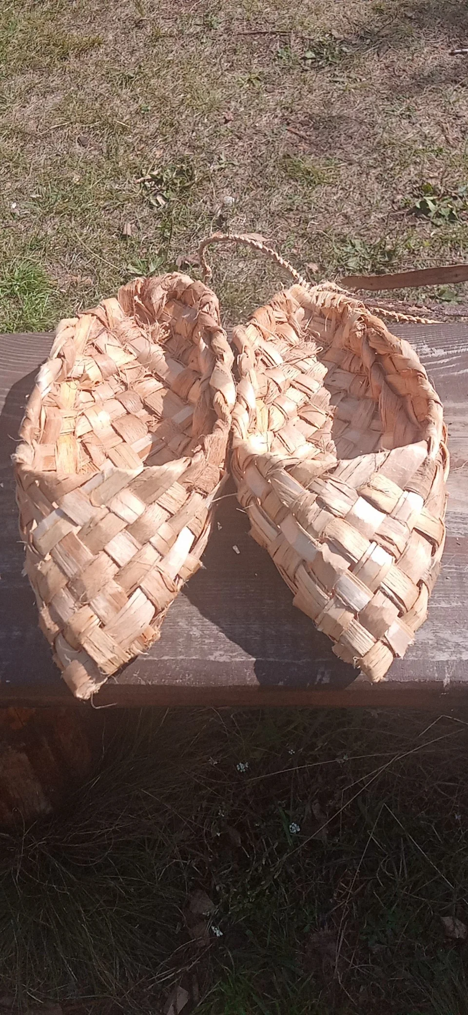 лапти 40р острый носок