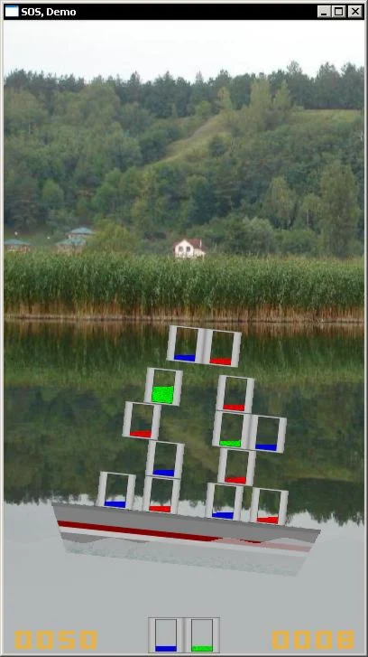 Необычный тетрис с нормальной графикой.