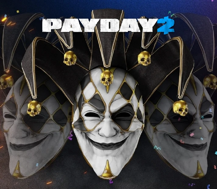 ✅ PAYDAY 2 10th Anniversary Jester Mask (Steam Key) 🔑