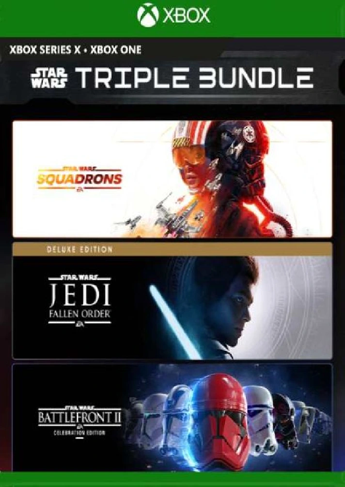 🌍 EA STAR WARS TRIPLE BUNDLE (3 GAMES) XBOX / KEY 🔑