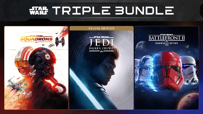 🌍 EA STAR WARS TRIPLE BUNDLE (3 GAMES) XBOX / KEY 🔑