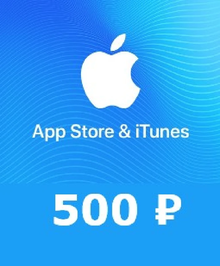 App Store iTunes gift card 500 RUR for RUS iTune  ₽