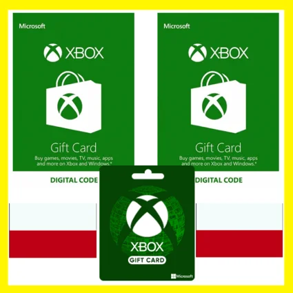 ⭐ ️ВСЕ КАРТЫ ⭐ 🇵🇱Xbox Live Gift Card 100-600 PLN(Польша)