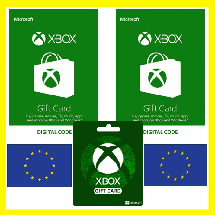 ⭐️GIFT CARD⭐🇪🇺Xbox Live Gift Card 5-200 EURO (Europe)