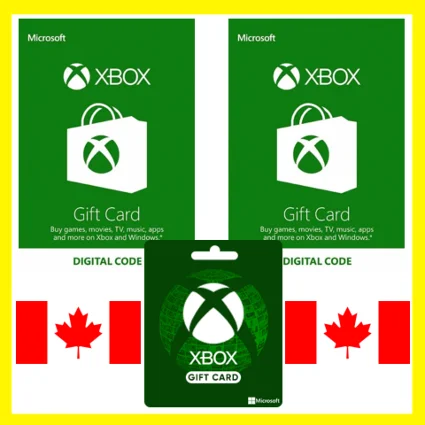 ⭐ ️ВСЕ КАРТЫ ⭐ 🇨🇦Xbox Live Gift Card 15-200 CAD (Канада)