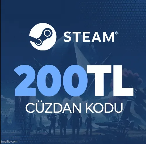 💎💰 STEAM WALLET GIFT CARD 200 TL💰💎 🔴 TURKEY 🔴