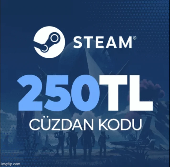 💎💰 STEAM WALLET GIFT CARD 250 TL💰💎 🔴 TURKEY 🔴