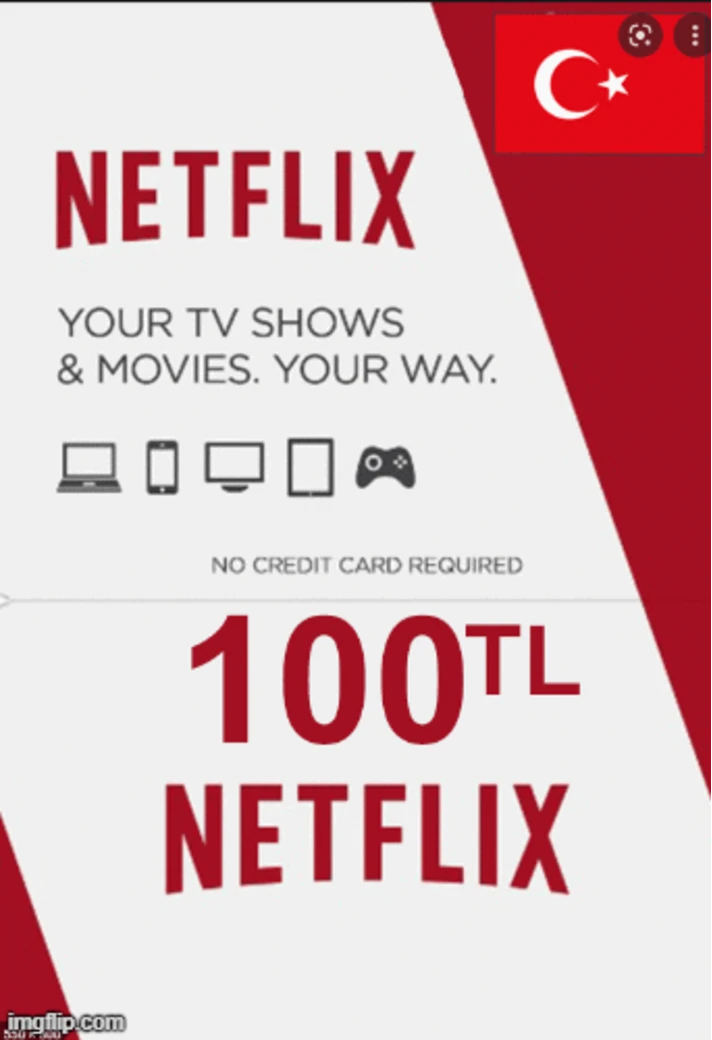 💰💎CHEAP NETFLIX 100 TL GIFT CARD ( TURKEY)💰💎