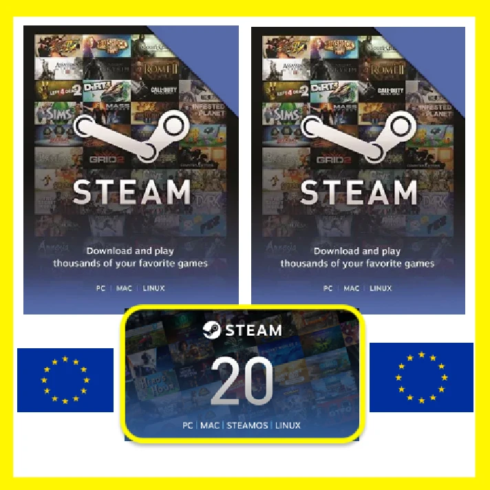 ⭐️GIFT CODE⭐ 🇪🇺 STEAM GIFT CARD EUR WALLET EUROPE EU