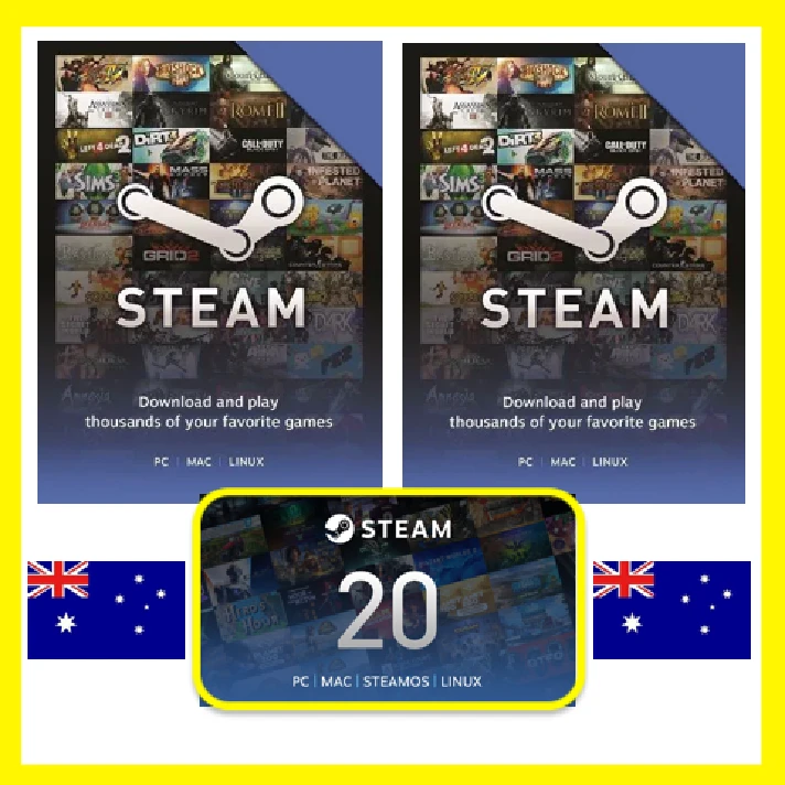 ⭐️GIFT CODE⭐🇻🇬STEAM GIFT CARD Australia WALLET БАЛАНС