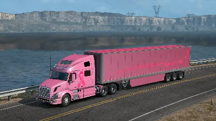 American Truck Simulator - Pink Ribbon Charity Pack АВТОДОСТАВКА STEAM РОССИЯ