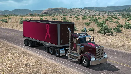 American Truck Simulator - Pink Ribbon Charity Pack АВТОДОСТАВКА STEAM РОССИЯ
