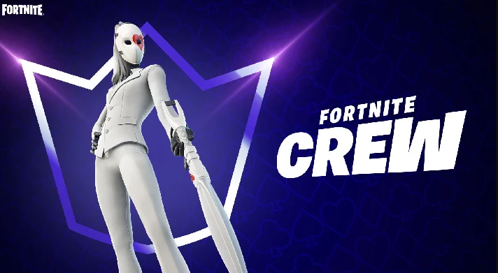 💜 FORTNITE CREW | (1000 V-Bucks + Battle Pass) 💜