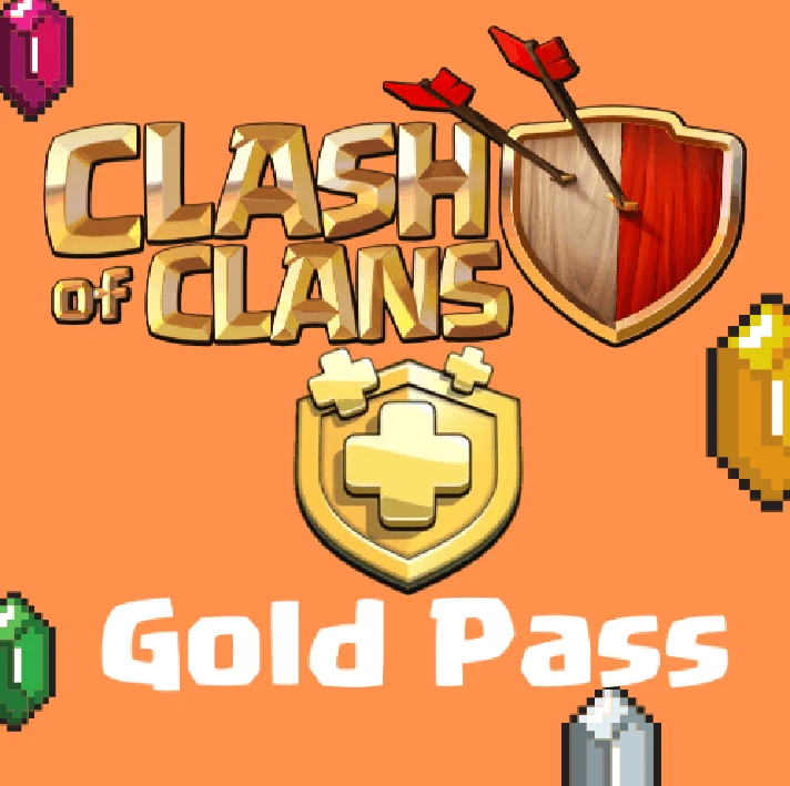 👑 Clash of Clans |👑GOLD PASS | Fast Delivery | Global