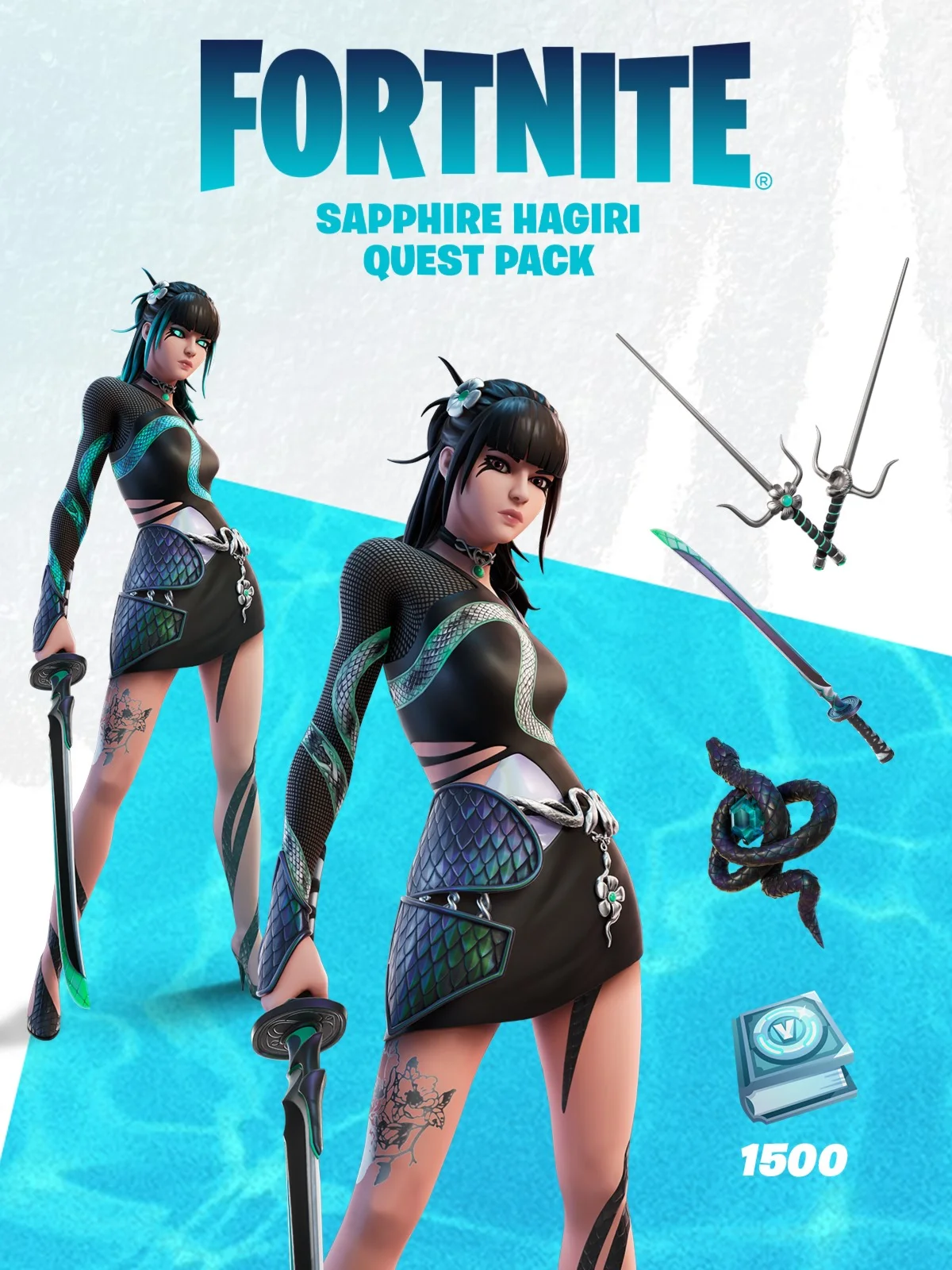 Fortnite Набор  «Драгоценной Шарлотты» + 1500 Vbucks