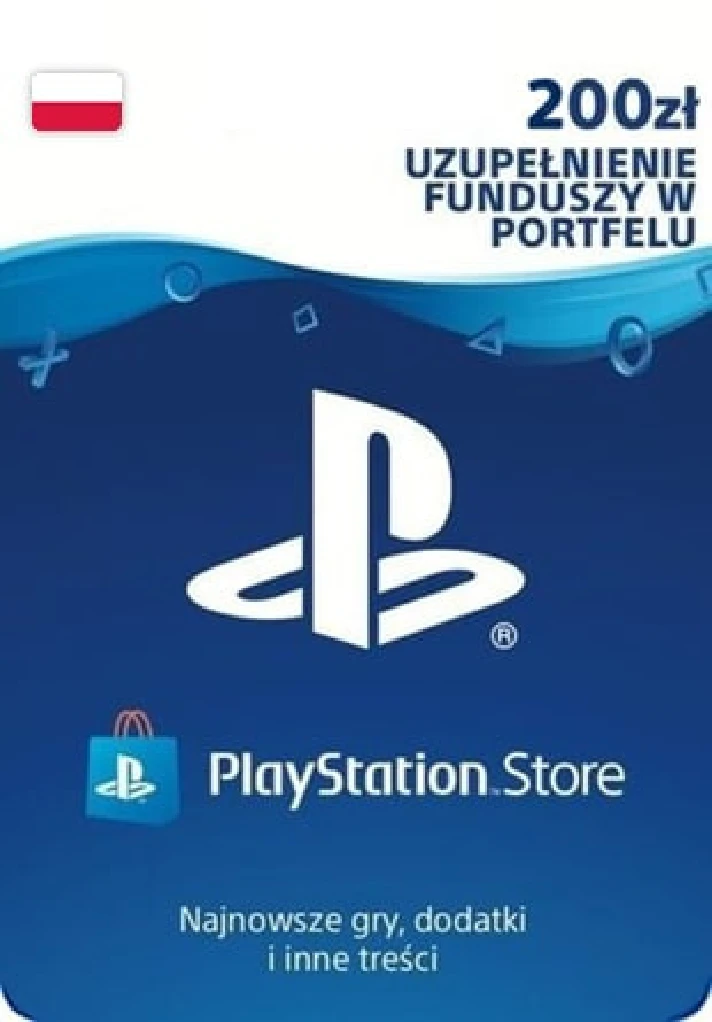 🔶PSN 200 Zloty Poland PLN [Gift card Wallet] Official