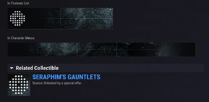 Destiny 2 emblem - SERAPHIM´S GAUNTLETS