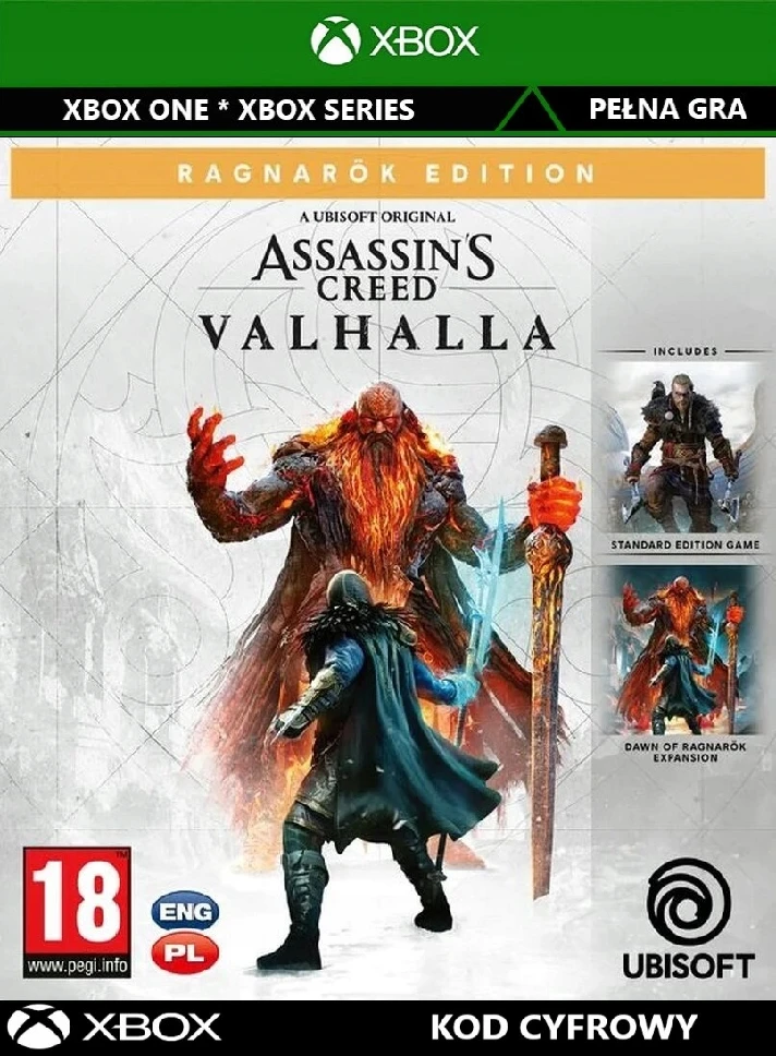 ✅ Assassin´s Creed Valhalla Ragnarök Edition XBOX 🔑