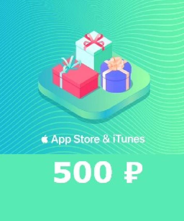 App Store iTunes gift card 500 RUR for RUS iTune  ₽