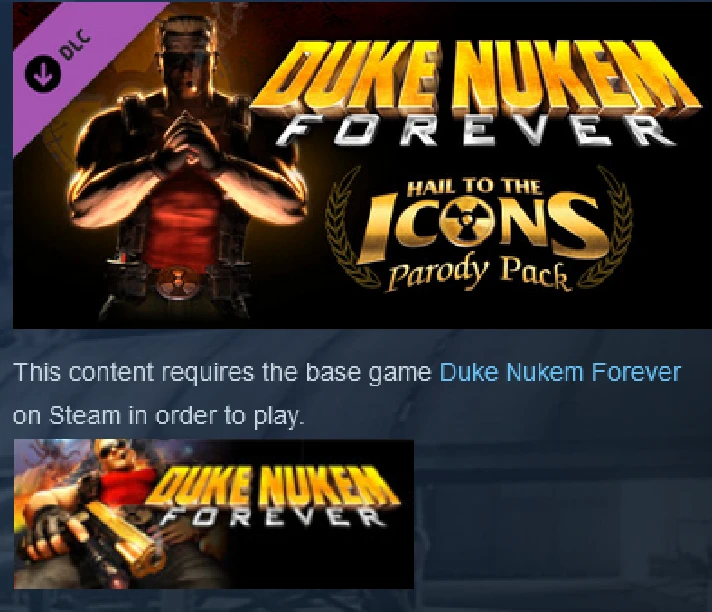 Duke Nukem Forever: Hail to the Icons Parody /except RU