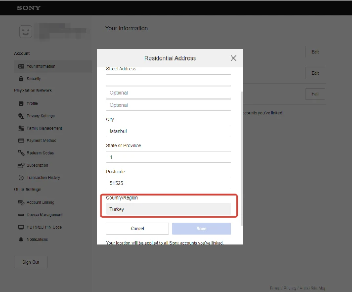 TURKISH Playstation ACCOUNT Turkey Region ПСН ПС4 ПC5