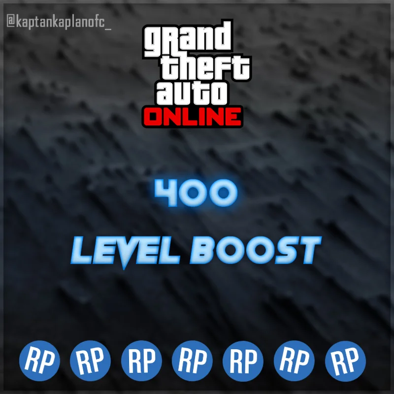 Gta 5 Online 500 Level Boost  (PC)