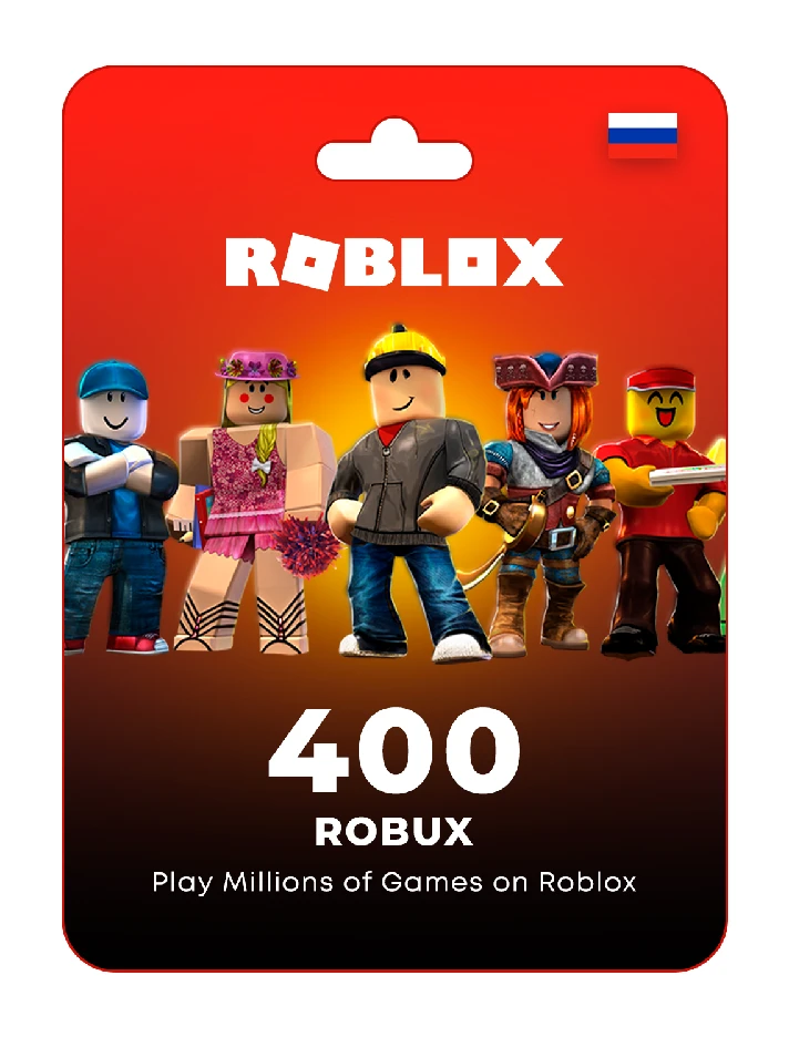 🤖 Roblox gift card for 400 Robux