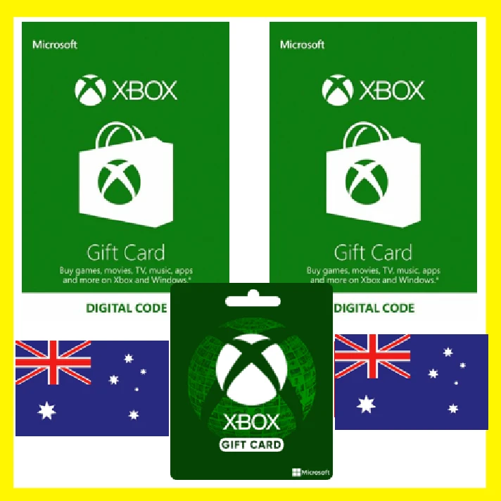 ⭐️GIFT CARD⭐🇦🇺Xbox Live Gift Card 15-200 AU Australia