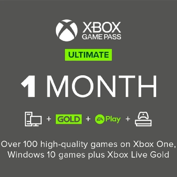 ✅ Xbox Game Pass Ultimate 1 Month EA GLOBAL + RENEWAL🎁