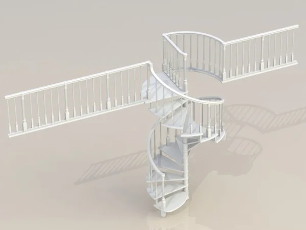 Лестница 012 (Каталог 3D-Уроки по SolidWorks)